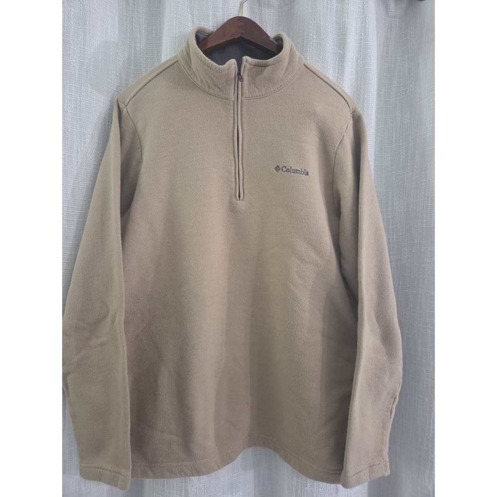 Columbia Great Hart Mountain III Half-Zip Brown Men's Large Pullover